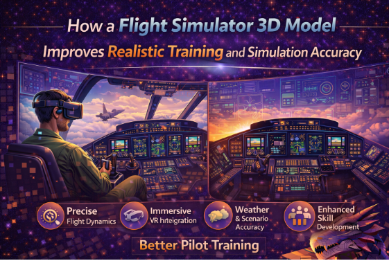 How a Flight Simulator 3D Model Improves Realistic Training and ...